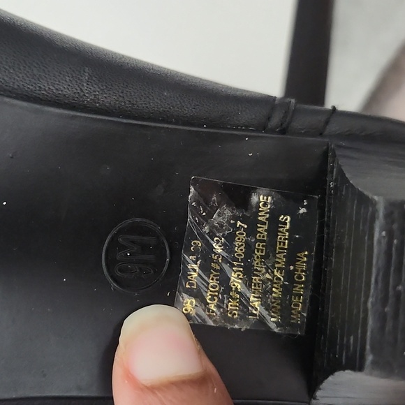 Euro Club Black Leater Booties Size 9M - Picture 7 of 7